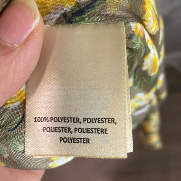 Anthropologie Isolde Floral Kimono with Yellow and Brown Pattern, One size - Picture 11 of 14